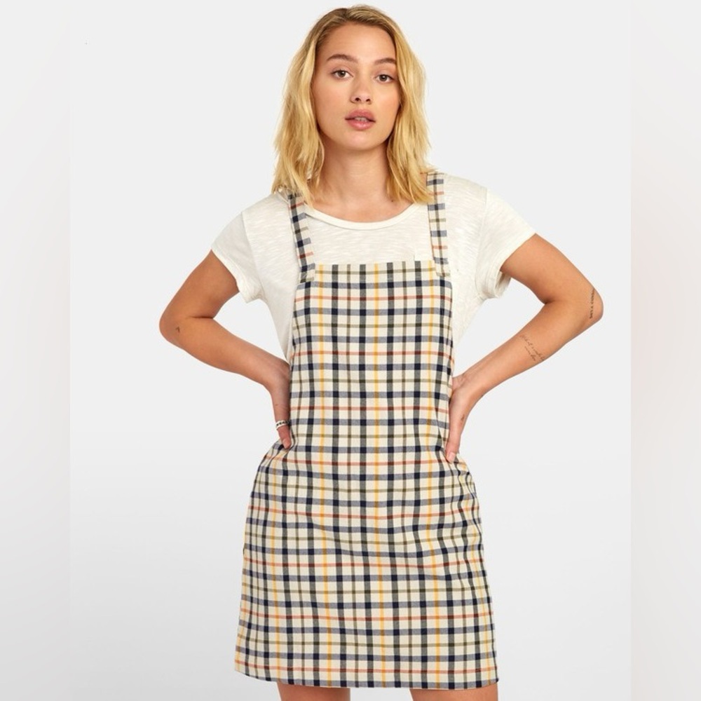 RVCA Allen Plaid - Plaid Jumper Dress for Women